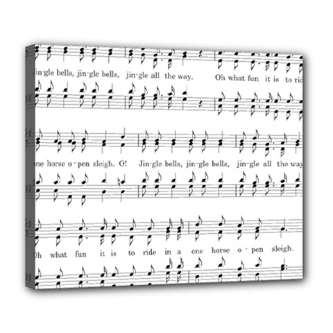 Jingle Bells Song Christmas Carol Deluxe Canvas 24  X 20  (stretched) by Simbadda