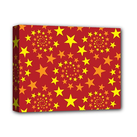 Star Stars Pattern Design Deluxe Canvas 14  X 11  (stretched)