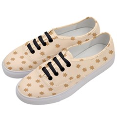 Pattern Gingerbread Star Women s Classic Low Top Sneakers by Simbadda