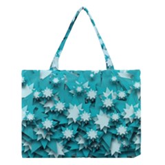 Stars Christmas Ice Decoration Medium Tote Bag