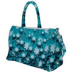 Stars Christmas Ice Decoration Duffel Travel Bag by Simbadda