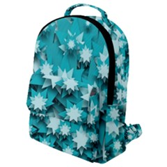 Stars Christmas Ice Decoration Flap Pocket Backpack (Small)