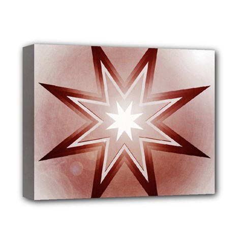 Star Christmas Festival Decoration Deluxe Canvas 14  X 11  (stretched)