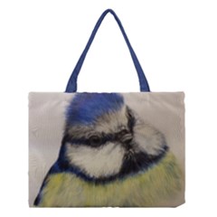 Blue Tit  Medium Tote Bag by ArtByThree