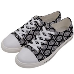 Darwin White Men s Low Top Canvas Sneakers by moss