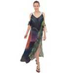 Tree&presents Maxi Chiffon Cover Up Dress