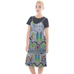 Supersonic volcano snowman Camis Fishtail Dress