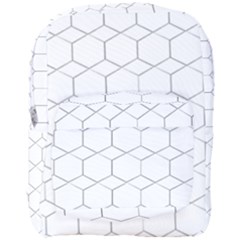 Honeycomb pattern black and white Full Print Backpack