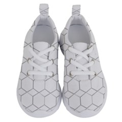 Honeycomb pattern black and white Running Shoes