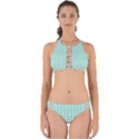 Mint Triangle shape pattern Perfectly Cut Out Bikini Set View1