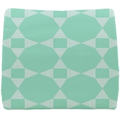 Mint Star Pattern Seat Cushion by picsaspassion