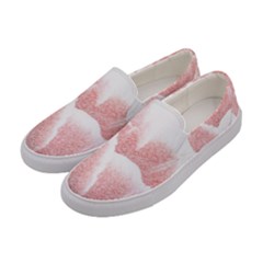 Tulip Red And White Pen Drawing Women s Canvas Slip Ons by picsaspassion