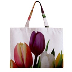 Tulips Bouquet Zipper Mini Tote Bag