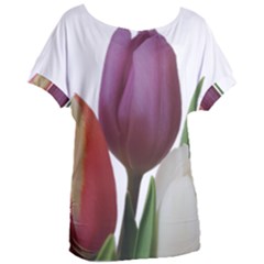 Tulips Bouquet Women s Oversized Tee by picsaspassion