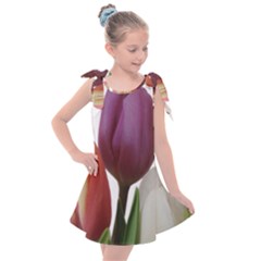 Tulips Bouquet Kids  Tie Up Tunic Dress by picsaspassion