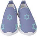 Star Christmas Night Seamlessly Kids  Slip On Sneakers View1