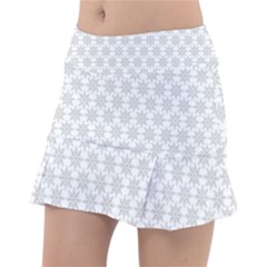 Ornamental Decorative Floral Tennis Skirt by Wegoenart