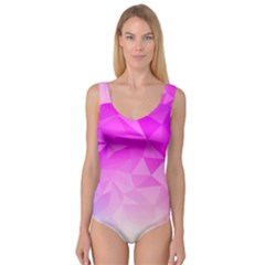 Low Poly Triangle Pattern Princess Tank Leotard 