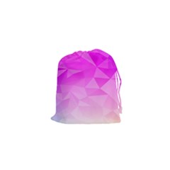 Low Poly Triangle Pattern Drawstring Pouch (xs) by Wegoenart