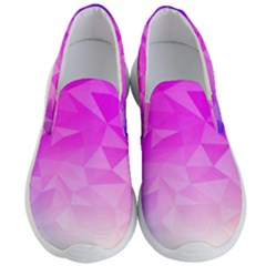 Low Poly Triangle Pattern Men s Lightweight Slip Ons by Wegoenart