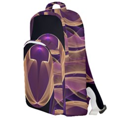 Fractal Glass Ball Bright Sphere Double Compartment Backpack by Wegoenart