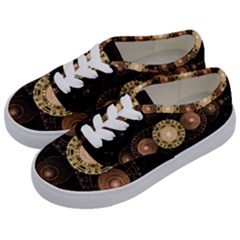 Fractal Design Pattern Fantasy Kids  Classic Low Top Sneakers by Wegoenart