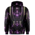 Fractal Purple Elements Violet Men s Pullover Hoodie View1