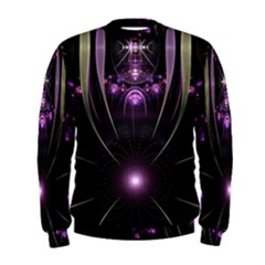 Fractal Purple Elements Violet Men s Sweatshirt