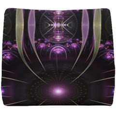 Fractal Purple Elements Violet Seat Cushion