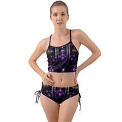 Fractal Purple Elements Violet Mini Tank Bikini Set
