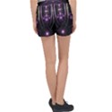 Fractal Purple Elements Violet Women s Velour Lounge Shorts View2