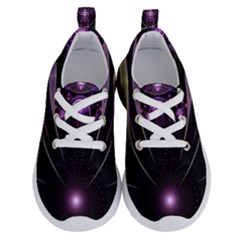 Fractal Purple Elements Violet Running Shoes