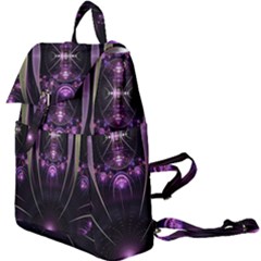 Fractal Purple Elements Violet Buckle Everyday Backpack