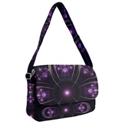 Fractal Purple Elements Violet Courier Bag