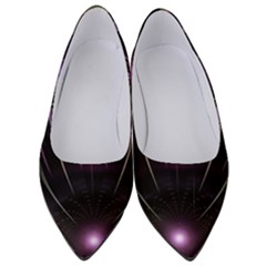 Fractal Purple Elements Violet Women s Low Heels