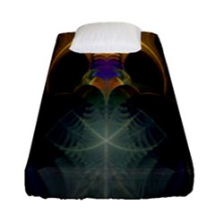 Fractal Colorful Pattern Design Fitted Sheet (single Size)