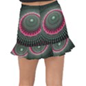 Fractal Circle Fantasy Texture Fishtail Mini Chiffon Skirt View2