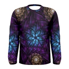 Geometry Fractal Colorful Geometric Men s Long Sleeve Tee