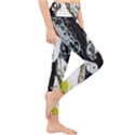 Abstract Structure Pattern Lightweight Velour Classic Yoga Leggings View4