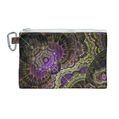 Abstract Fractal Art Design Canvas Cosmetic Bag (large)