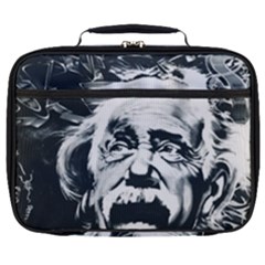 Albert Einstein Street Art Full Print Lunch Bag by Wegoenart