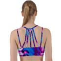 Abstract Detail Art Texture Line Them Up Sports Bra View2