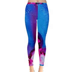 Abstract Detail Art Texture Inside Out Leggings by Wegoenart