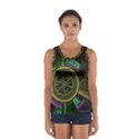 Fractal Threads Colorful Pattern Sport Tank Top  View1