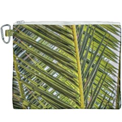 Palm Fronds Palm Palm Leaf Plant Canvas Cosmetic Bag (xxxl) by Wegoenart