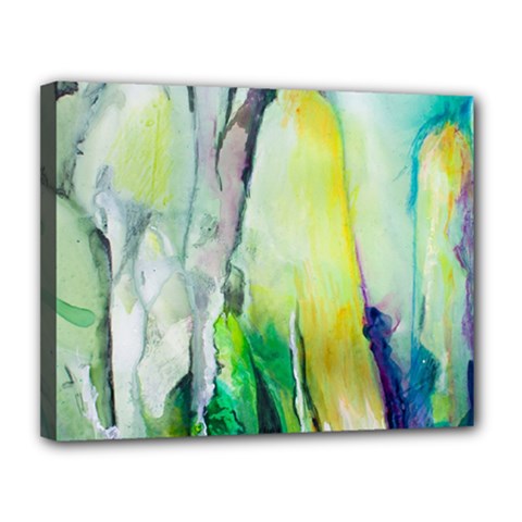 Art Abstract Modern Abstract Canvas 14  X 11  (stretched) by Wegoenart