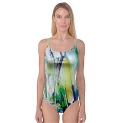 Art Abstract Modern Abstract Camisole Leotard  by Wegoenart