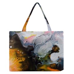 Art Abstract Painting Abstract Zipper Medium Tote Bag by Wegoenart