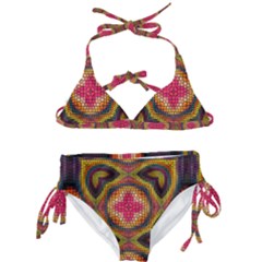 Kaleidoscope Art Pattern Ornament Kids  Classic Bikini Set