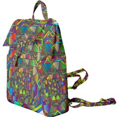 Mandala Star Interlocked Buckle Everyday Backpack by Wegoenart